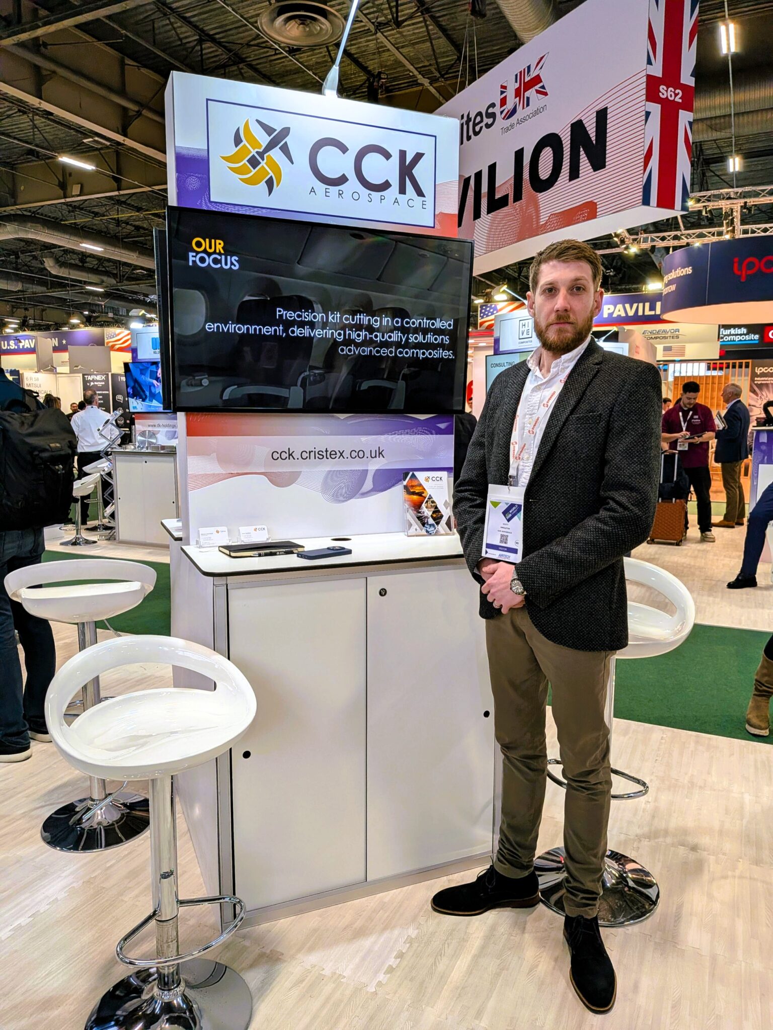 Cck Image CCK Aerospace Showcases Prepreg Cutting & Kitting Capability at JEC ...