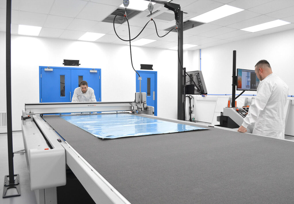 Cutting & Kitting ZUND ISO Controlled Cleanroom